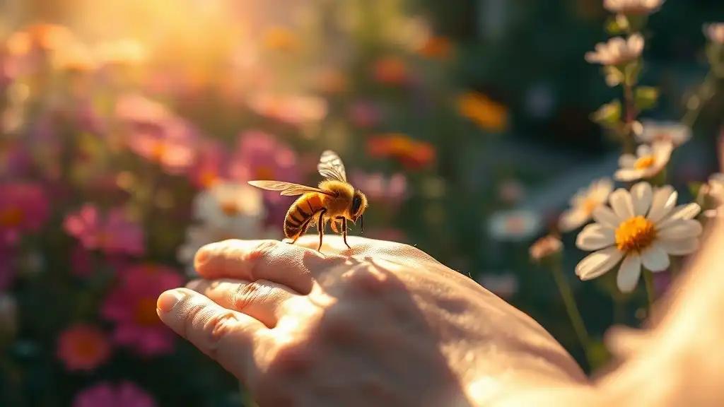 Spiritual Meaning of a Bee Landing on You: Messages from Nature