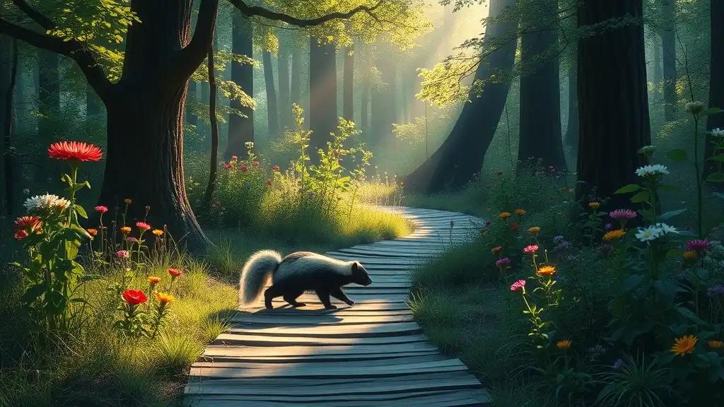 Spiritual Meaning of a Skunk Crossing Your Path: Embracing Transformation and Personal Power