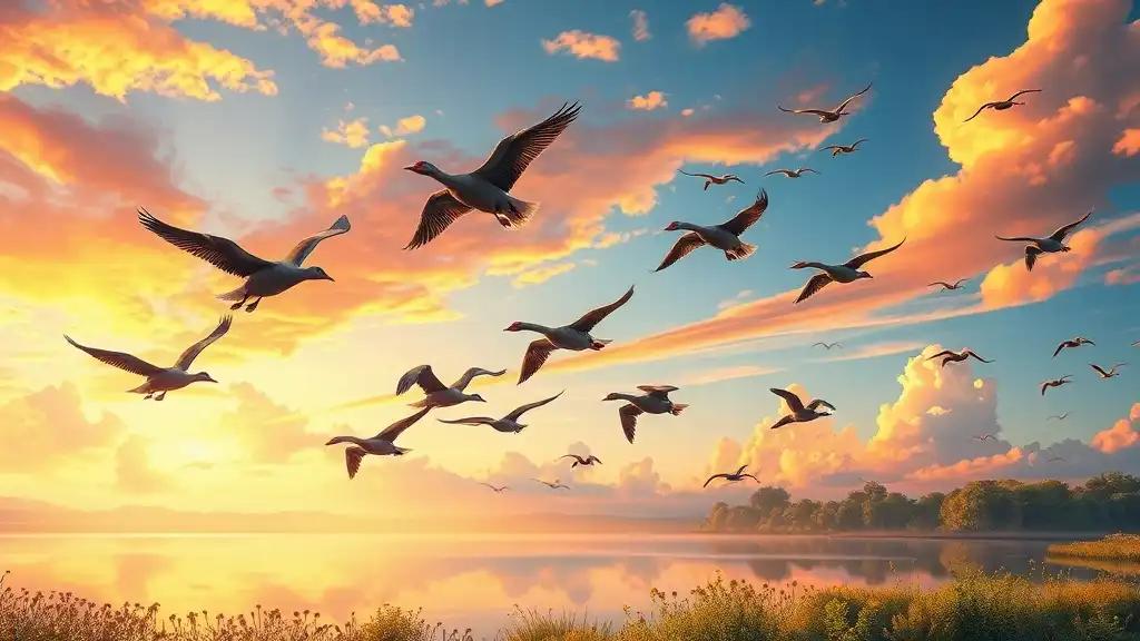 Spiritual Meaning of Geese Honking: Messages from Nature