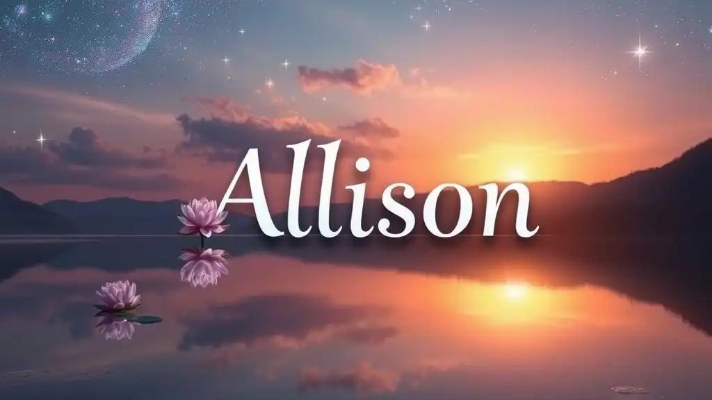 Spiritual Meaning of the Name Allison: A Journey Within