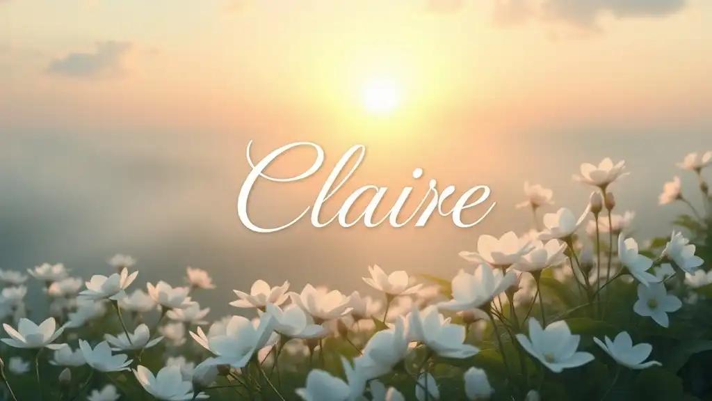 Spiritual Meaning of the Name Claire: Light, Clarity, and Purpose