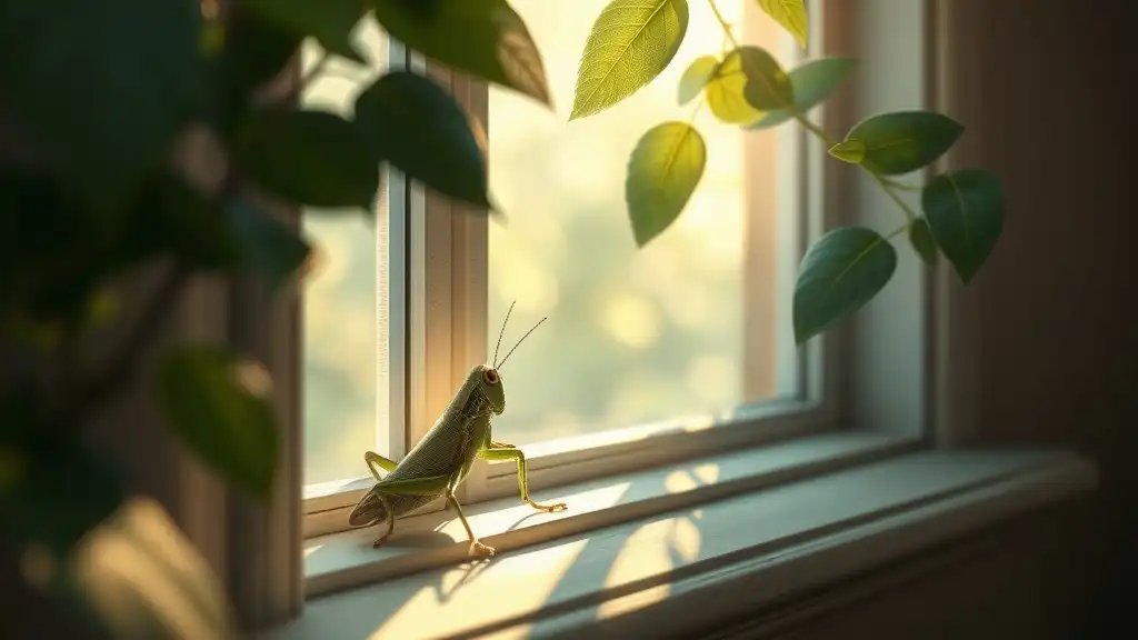 Spiritual Meaning of Grasshopper in the House: Signs and Insights