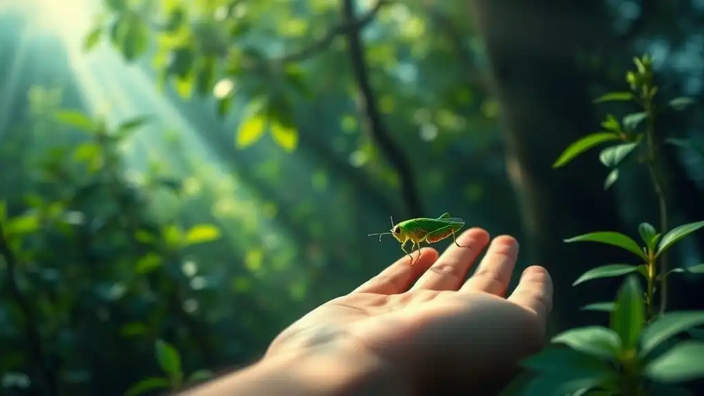 Spiritual Meaning of Grasshopper Landing on You: A Sign of Change