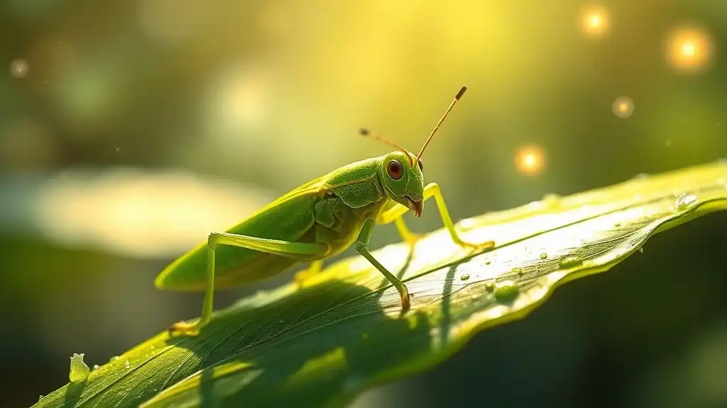 Spiritual Meaning of Green Grasshopper: Messages from Nature