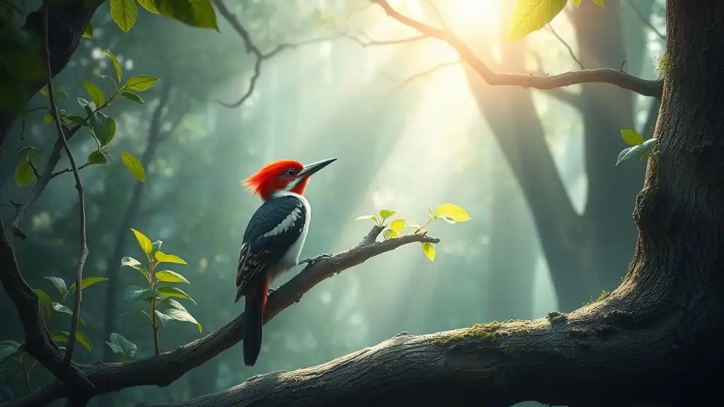 Spiritual Meaning of Seeing a Red Headed Woodpecker: Signs and Messages