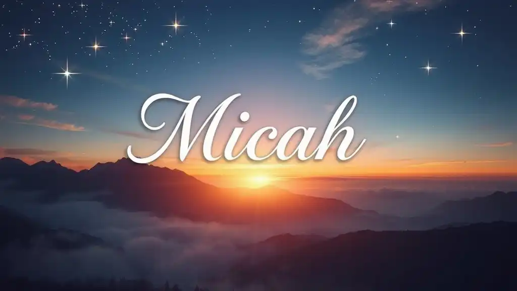 Spiritual Meaning of the Name Micah: Divine Purpose Revealed